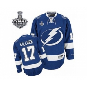 nhl jerseys tampa bay lightning #17 killorn blue[2015 stanley cup]