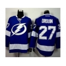 nhl jerseys tampa bay lightning #27 jonathan drouin blue