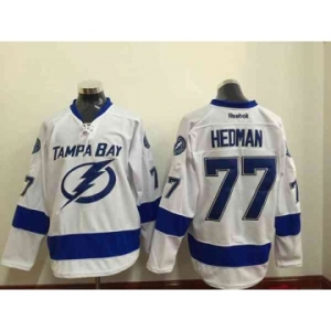 nhl jerseys tampa bay lightning #77 hedman white