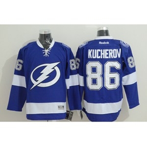 nhl jerseys tampa bay lightning #86 kucherov blue