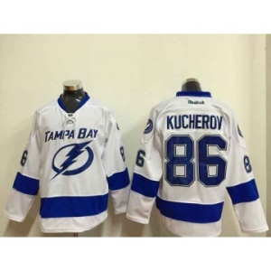 nhl jerseys tampa bay lightning #86 kucherov white