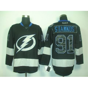 nhl jerseys tampa bay lightning #91 stamkos black[2011 new]