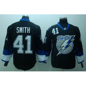 nhl tampa bay lightning #41 smith black