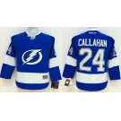 youth nhl jerseys tampa bay lightning #24 callahan blue