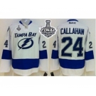 youth nhl jerseys tampa bay lightning #24 callahan white[2015 stanley cup]