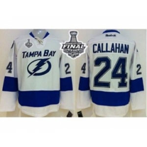 youth nhl jerseys tampa bay lightning #24 callahan white[2015 stanley cup]