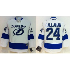 youth nhl jerseys tampa bay lightning #24 callahan white