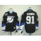 youth nhl jerseys tampa bay lightning #91 stamkos black