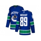 Adidas Vancouver Canucks #89 Alexander Mogilny Blue Home Authentic Stitched NHL Jersey