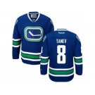 Men's Reebok Vancouver Canucks #8 Christopher Tanev Authentic Royal Blue Third NHL Jersey