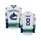 Men's Reebok Vancouver Canucks #8 Christopher Tanev Authentic White Away NHL Jersey