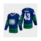 Men's Vancouver Canucks #88 Adam Gaudette 2020-21 Authentic Player Alternate Stitched Hockey Jersey Blue