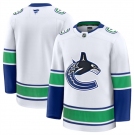 Men's Vancouver Canucks Blank White 2024-25 Away Stitched Hockey Jersey