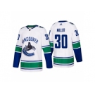 Men's adidas Vancouver Canucks #30 Ryan Miller 2017-2018 Season Away Jersey