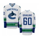 Reebok Vancouver Canucks #60 Markus Granlund Authentic White Away NHL Jersey