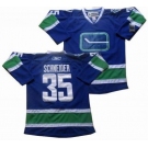 nhl Vancouver Canucks #35 Schneider blue 3rd