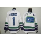 nhl jerseys vancouver canucks #1 luongo white 3rd(40th)