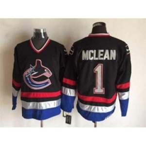 nhl jerseys vancouver canucks #1 mclean black[m&n][mclean]
