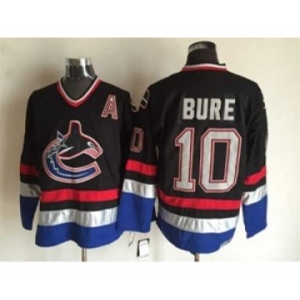 nhl jerseys vancouver canucks #10 pavel bure black[m&n][patch A]