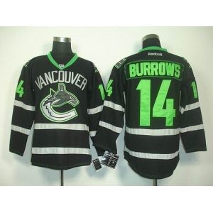 nhl jerseys vancouver canucks #14 burrows black