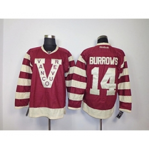 nhl jerseys vancouver canucks #14 burrows red