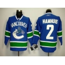 nhl jerseys vancouver canucks #2 hamhuis blue