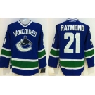 nhl jerseys vancouver canucks #21 raymdnd blue