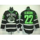 nhl jerseys vancouver canucks #22 d.sedin black