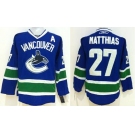 nhl jerseys vancouver canucks #27 vancouver blue[patch A][vancouver]