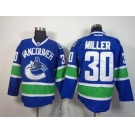 nhl jerseys vancouver canucks #30 miller blue