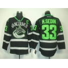 nhl jerseys vancouver canucks #33 h.sedin black