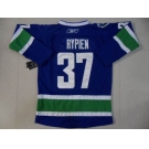 nhl jerseys vancouver canucks #37 rypien blue 3rd