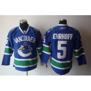 nhl jerseys vancouver canucks #5 ehrhoff blue