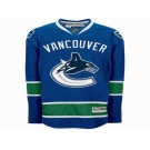 nhl vancouver canucks #10 johnson blue