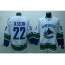 nhl vancouver canucks #22 d.sedin white