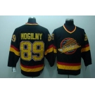 nhl vancouver canucks #89 mogilny black ccm