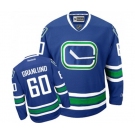 Women Reebok Vancouver Canucks #60 Markus Granlund Premier Royal Blue Third NHL Jersey
