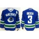 youth nhl jerseys vancouver canucks #3 kevin bieksa blue