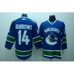 youth nhl vancouver canucks #14 burrows blue