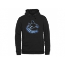 Vancouver Canucks Black Rinkside Pond Hockey Pullover Hoodie