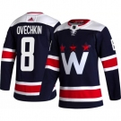 Adidas Men Washington Capitals 8 Alexander Ovechkin ADIZERO Navy Jersey