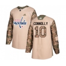 Adidas Washington Capitals #10 Brett Connolly Authentic Camo Veterans Day Practice NHL Jersey