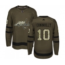 Adidas Washington Capitals #10 Brett Connolly Authentic Green Salute to Service NHL Jersey