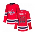 Adidas Washington Capitals #10 Brett Connolly Authentic Red Drift Fashion NHL Jersey