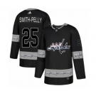 Adidas Washington Capitals #25 Devante Smith-Pelly Authentic Black Team Logo Fashion NHL Jersey