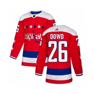 Adidas Washington Capitals #26 Nic Dowd Authentic Red Alternate NHL Jersey