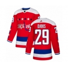 Adidas Washington Capitals #29 Christian Djoos Authentic Red Alternate NHL Jersey