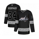 Adidas Washington Capitals #34 Jonas Siegenthaler Authentic Black Team Logo Fashion NHL Jersey