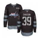 Adidas Washington Capitals #39 Alex Chiasson Authentic Black 1917-2017 100th Anniversary NHL Jersey