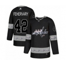 Adidas Washington Capitals #42 Martin Fehervary Authentic Black Team Logo Fashion NHL Jersey